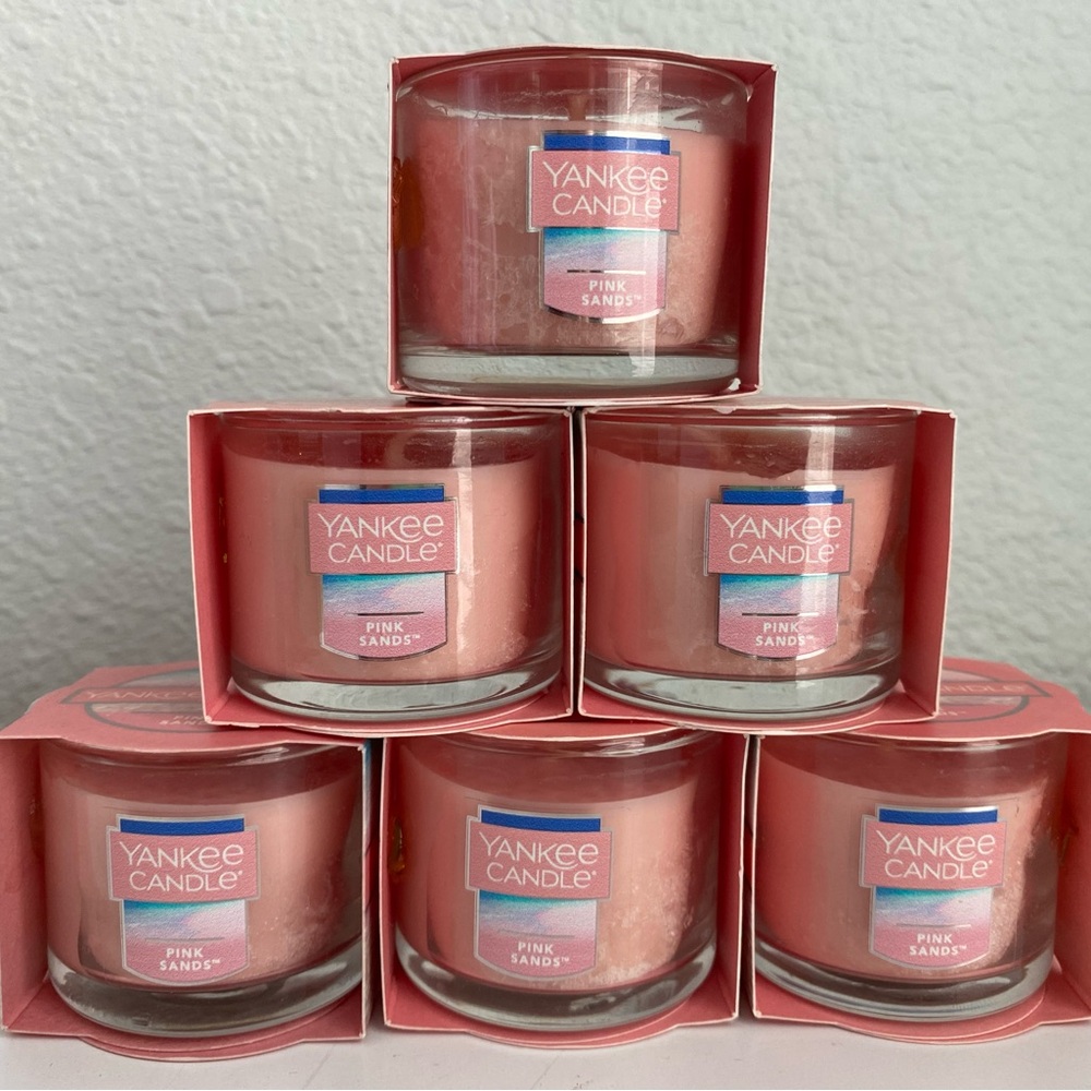 Yankee candle - Mini candle pink sands scented 6 (1.3 oz) one wick candles New